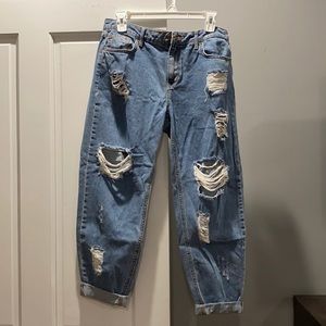 Forever 21 distressed jeans